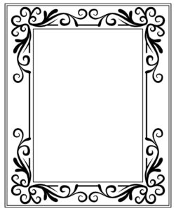 10 Best Picture Frame Template Printable Printablee