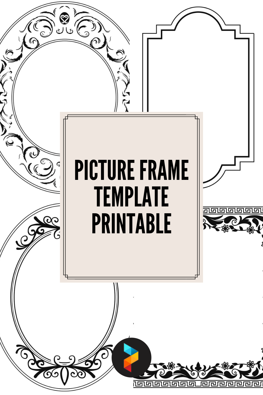 Picture Frame Template Printable Pdf