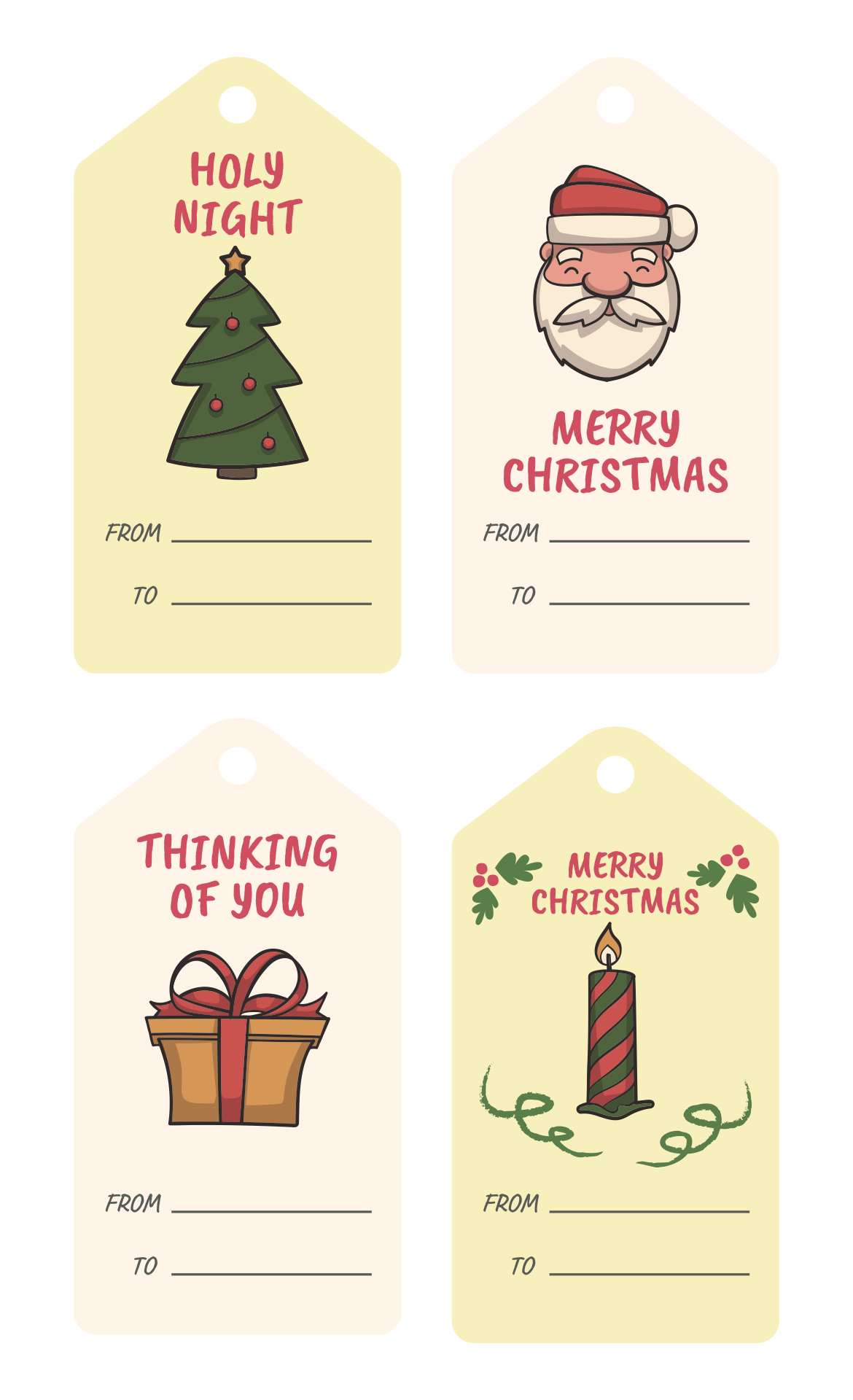 10 Best Printable Christmas Gift Cards Printablee