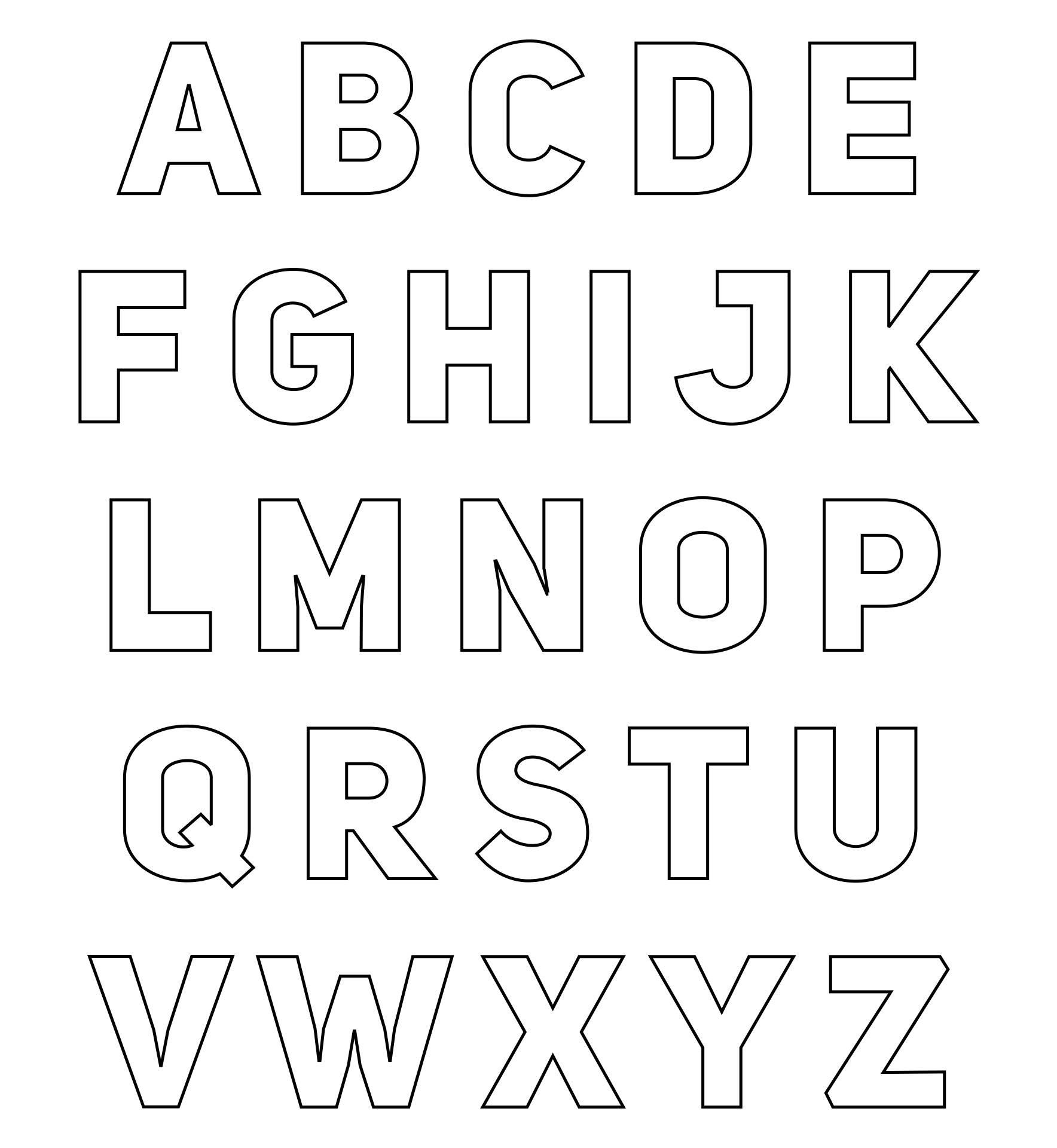 Cut Out Free Printable Bulletin Board Letters Templates - Printables ...