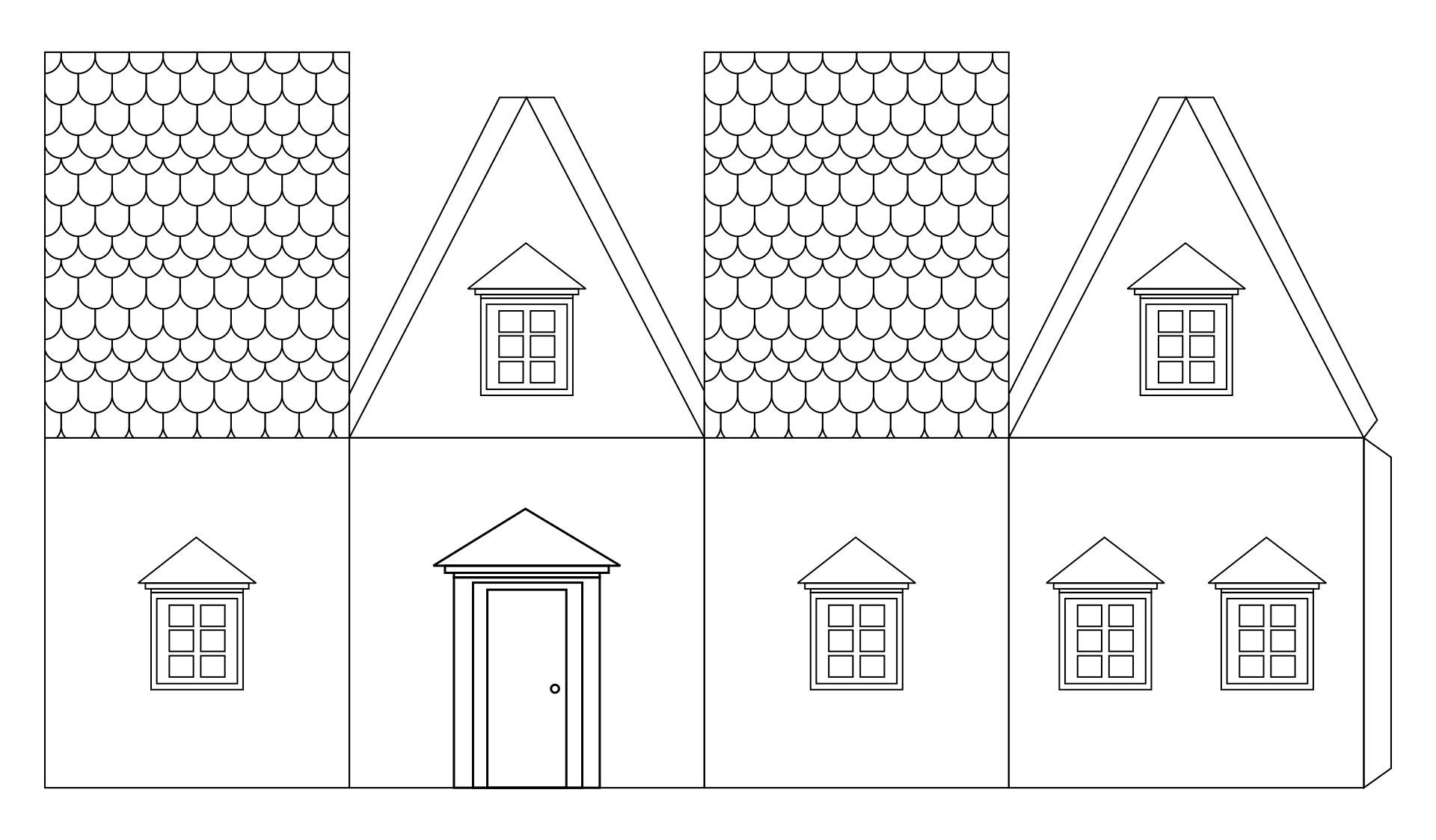  Downloadable Paper House Template Printable Printables Template Free