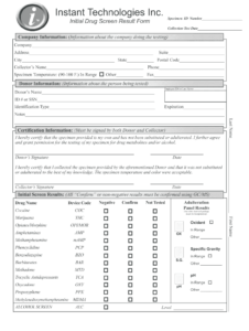 12 Panel Drug Test Result Form Fill Online Printable Fillable Blank PdfFiller