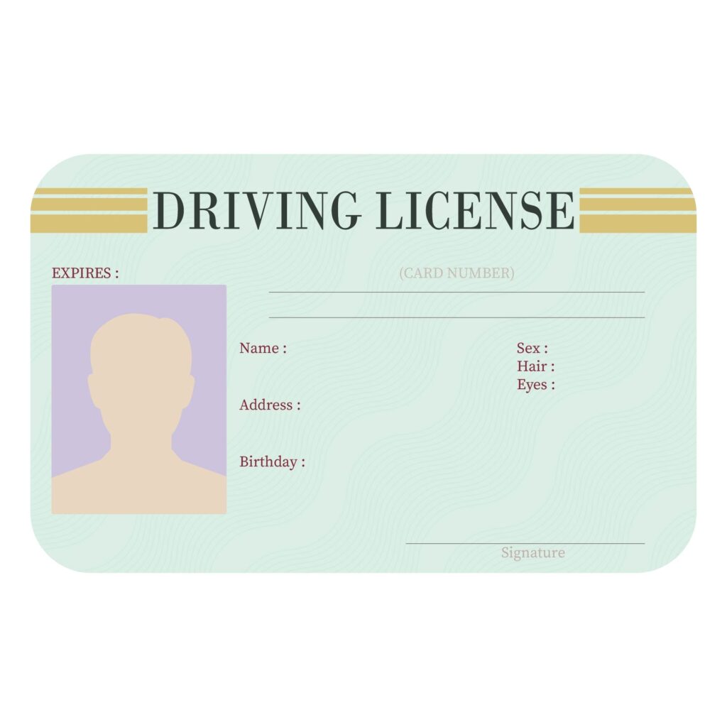 Printable Blank Drivers License Template Printables Template Free