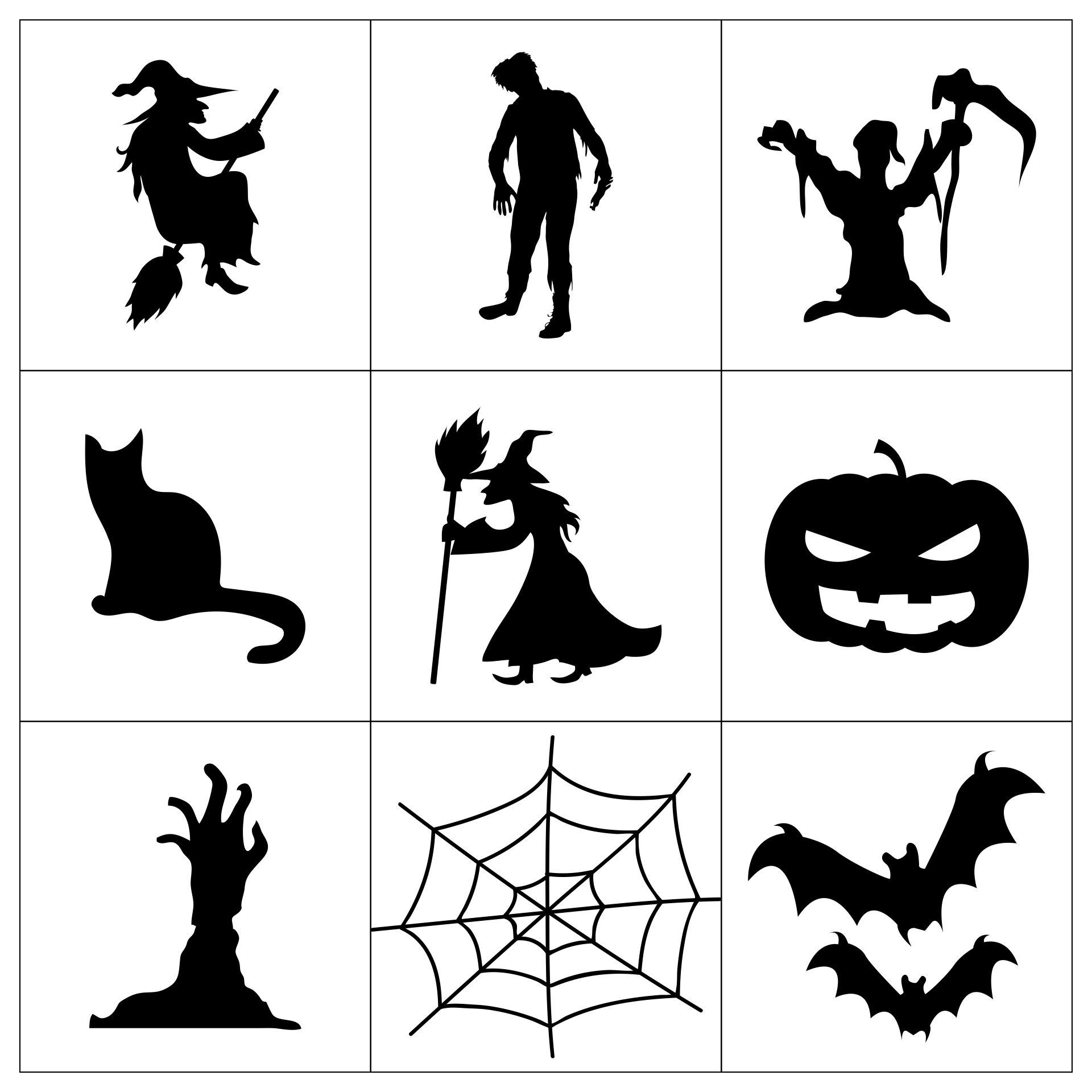 Cut Out Printable Halloween Templates Printables Template Free