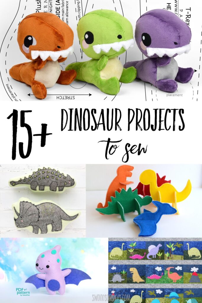 Template Free Printable Dinosaur Sewing Patterns Printables Template Free