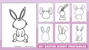 20 Best Easter Bunny Printables World Of Printables