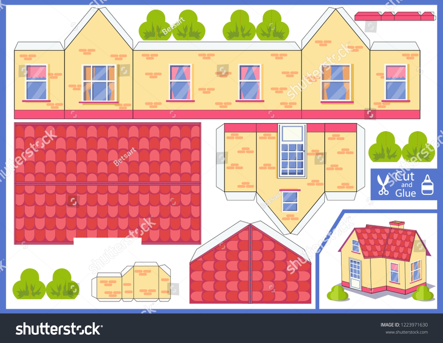 Cut Out Printable House Template Printables Template Free