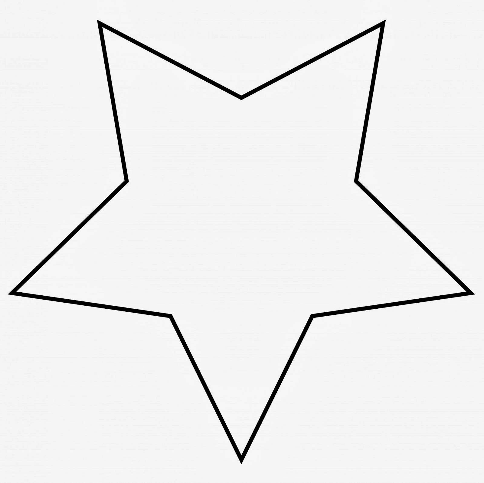 12 Inch Printable Star Template