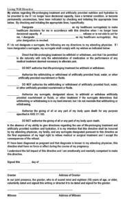 50 Free Living Will Templates Forms ALL STATES TemplateLab