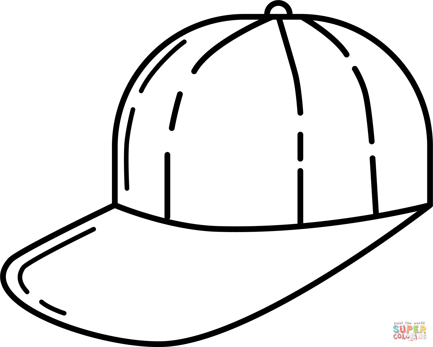 Free Printable Baseball Hat Template Printable Printables Template Free