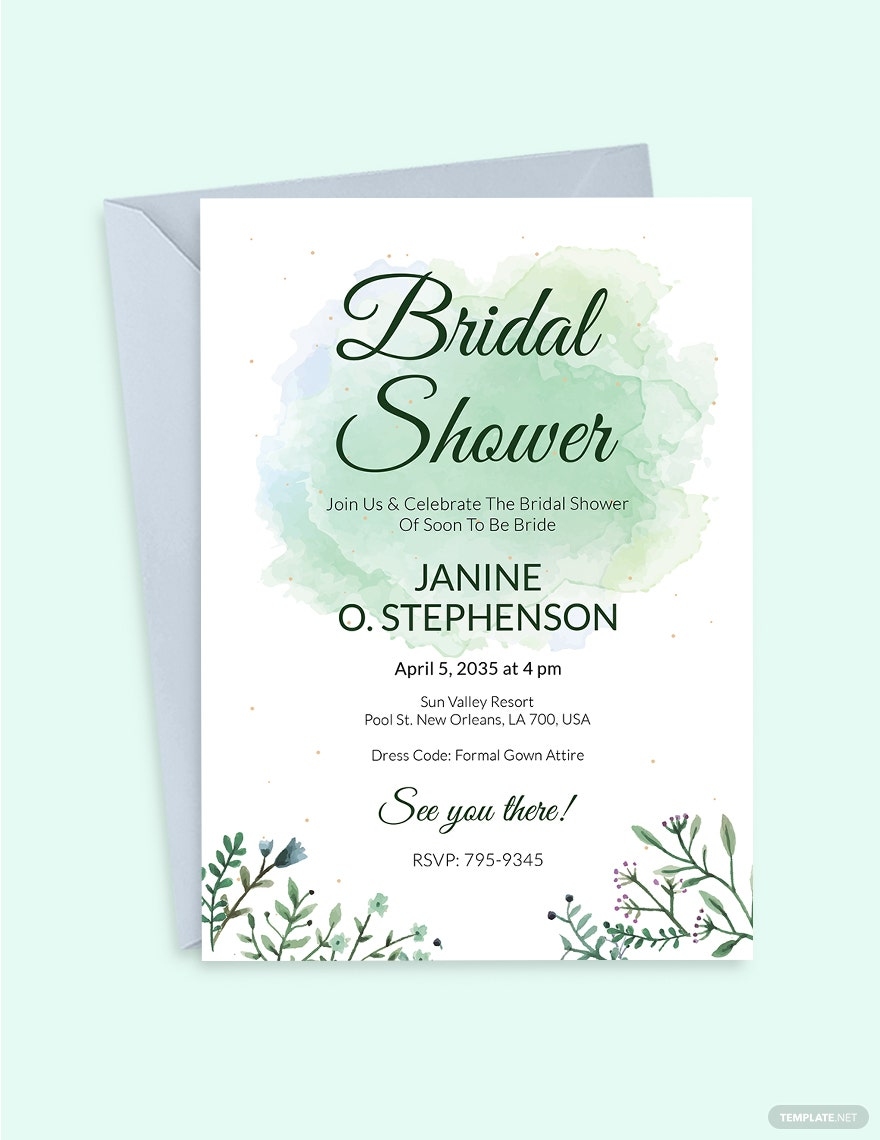 Free Printable Bridal Shower Templates