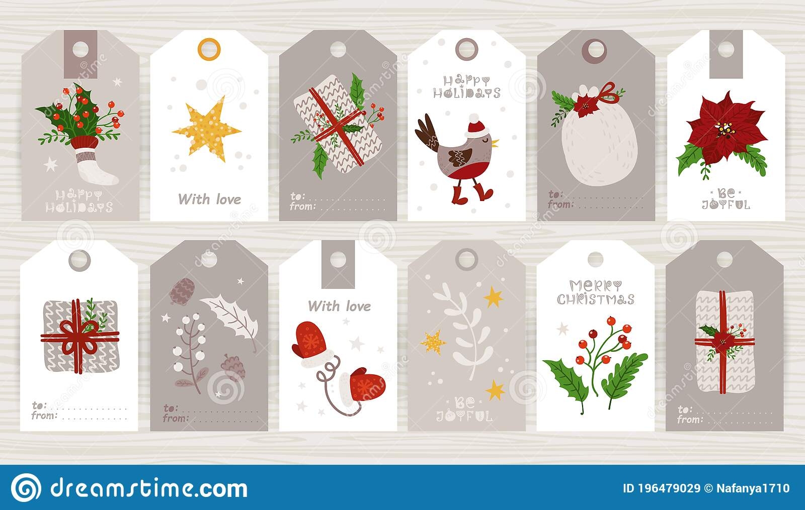 Printable Cute Christmas Card Template