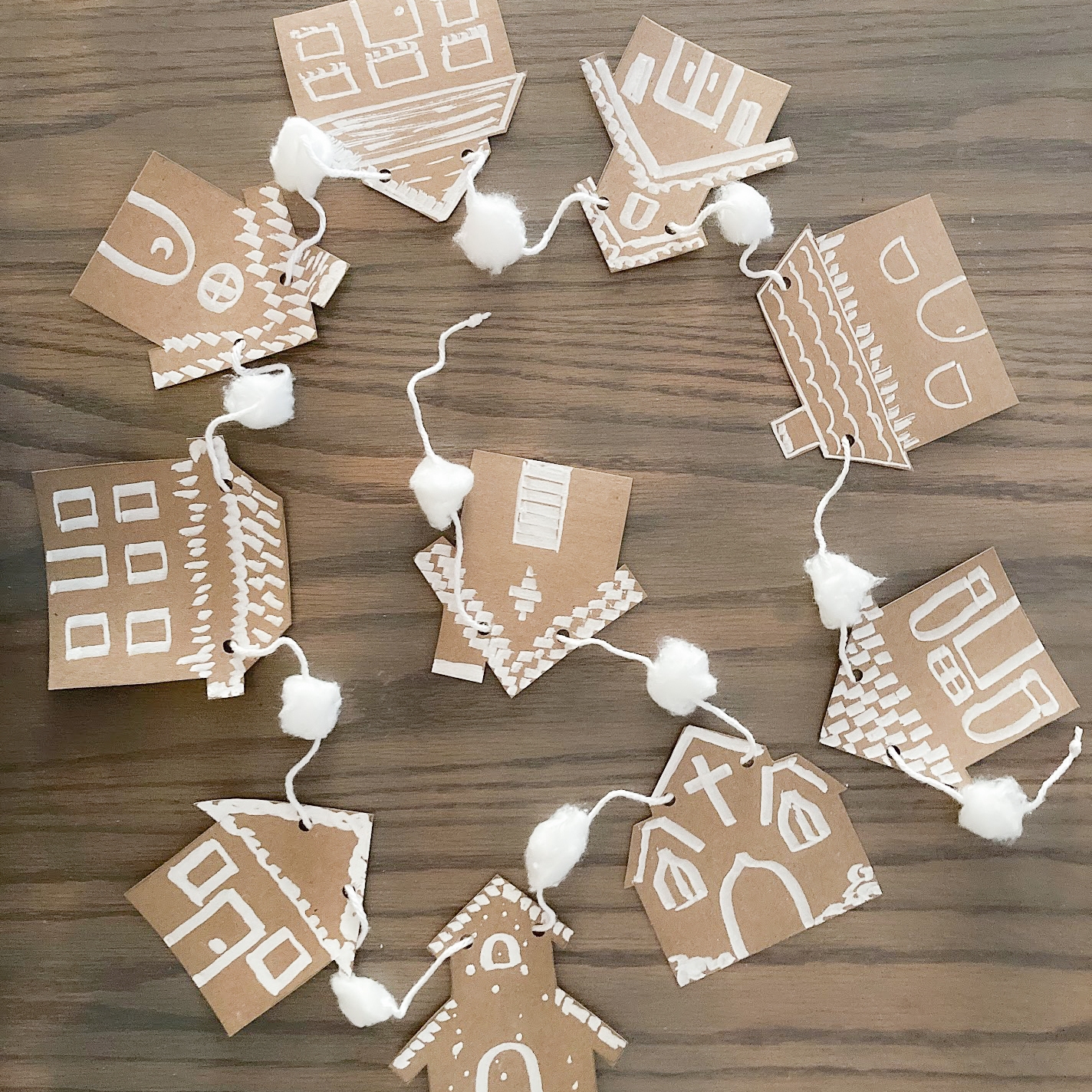 Printable Fancy Gingerbread House Templates