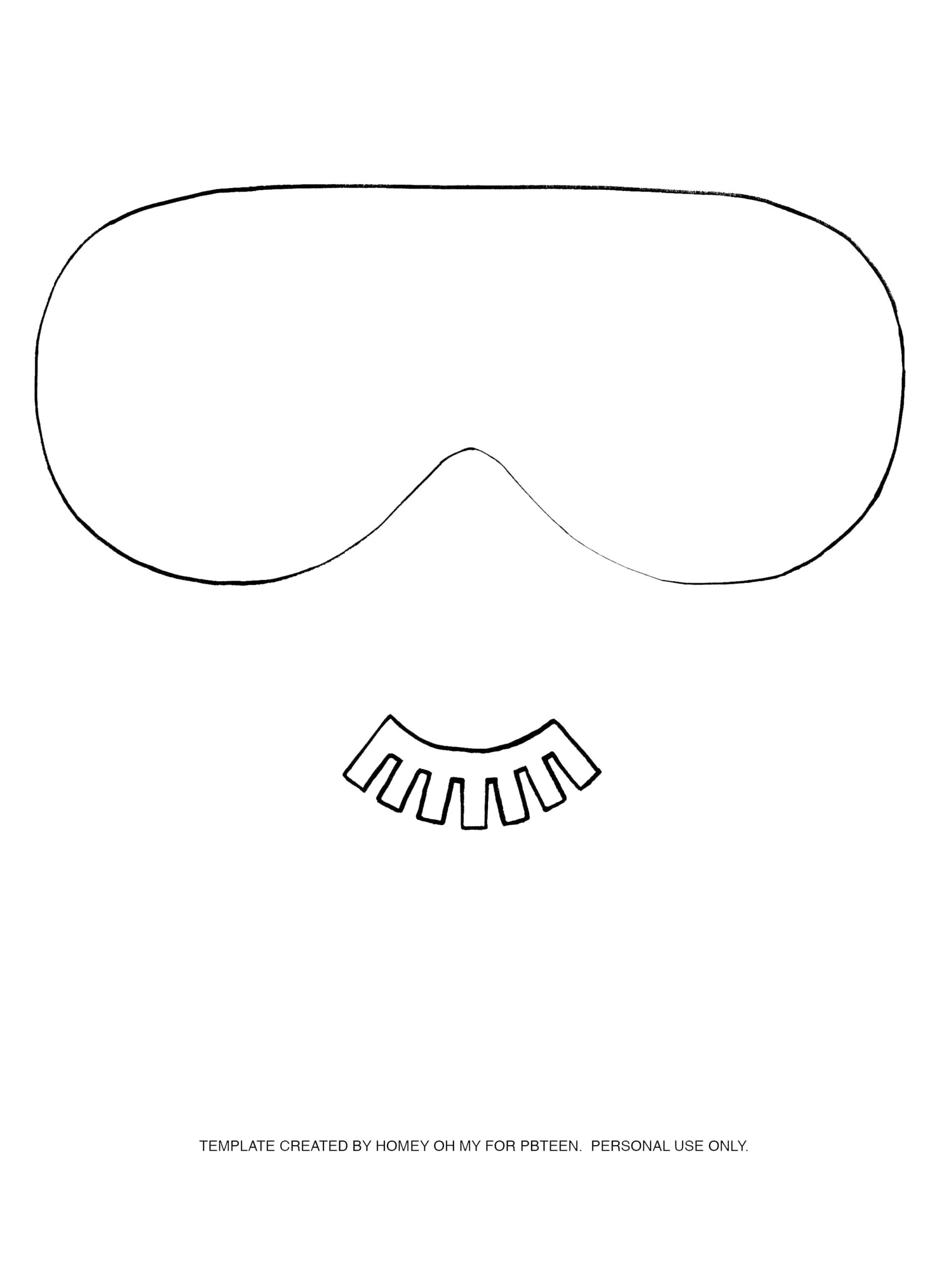 Cut Out Eye Mask Template Printable Printables Template Free