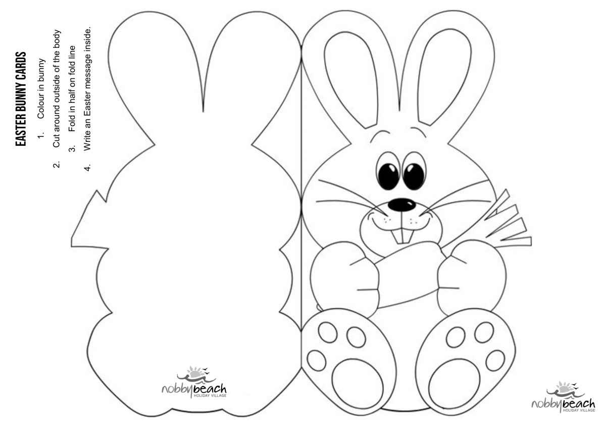 Printable Easter Bunny Craft Template Printables Template Free