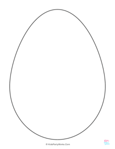 Easter Eggs Templates And Coloring Pages