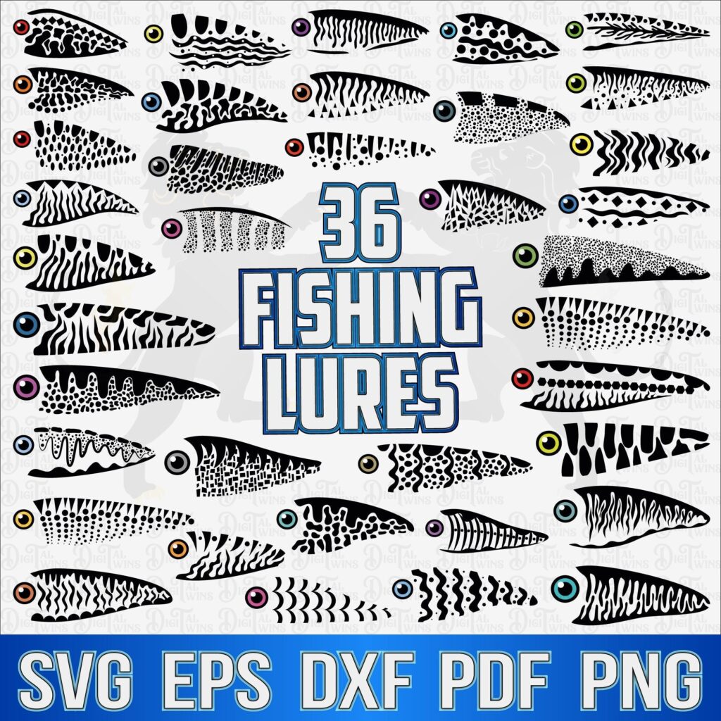 Printable Fishing Lure Templates Pdf Printables Template Free