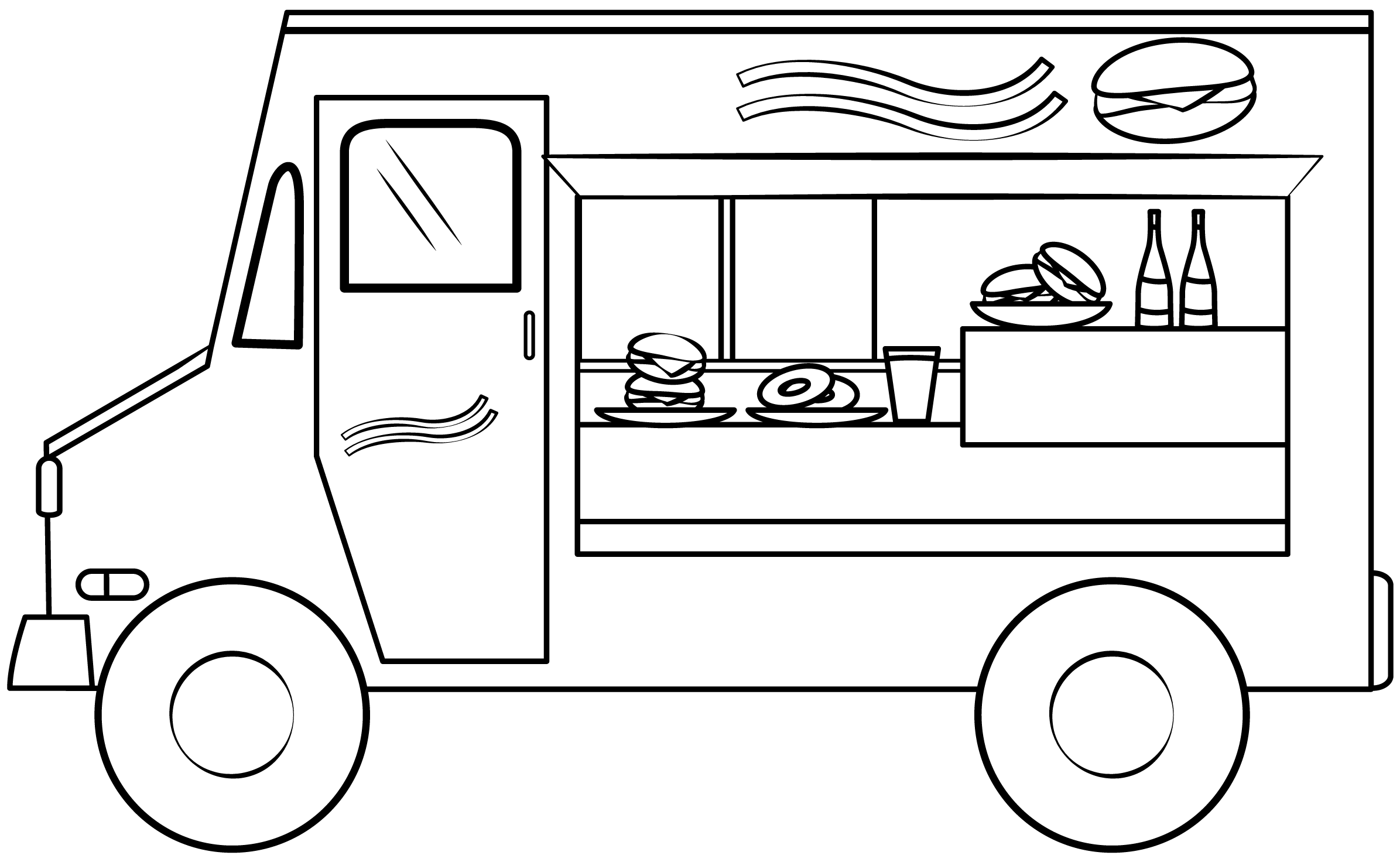 Printable 3d Food Truck Template Printables Template Free