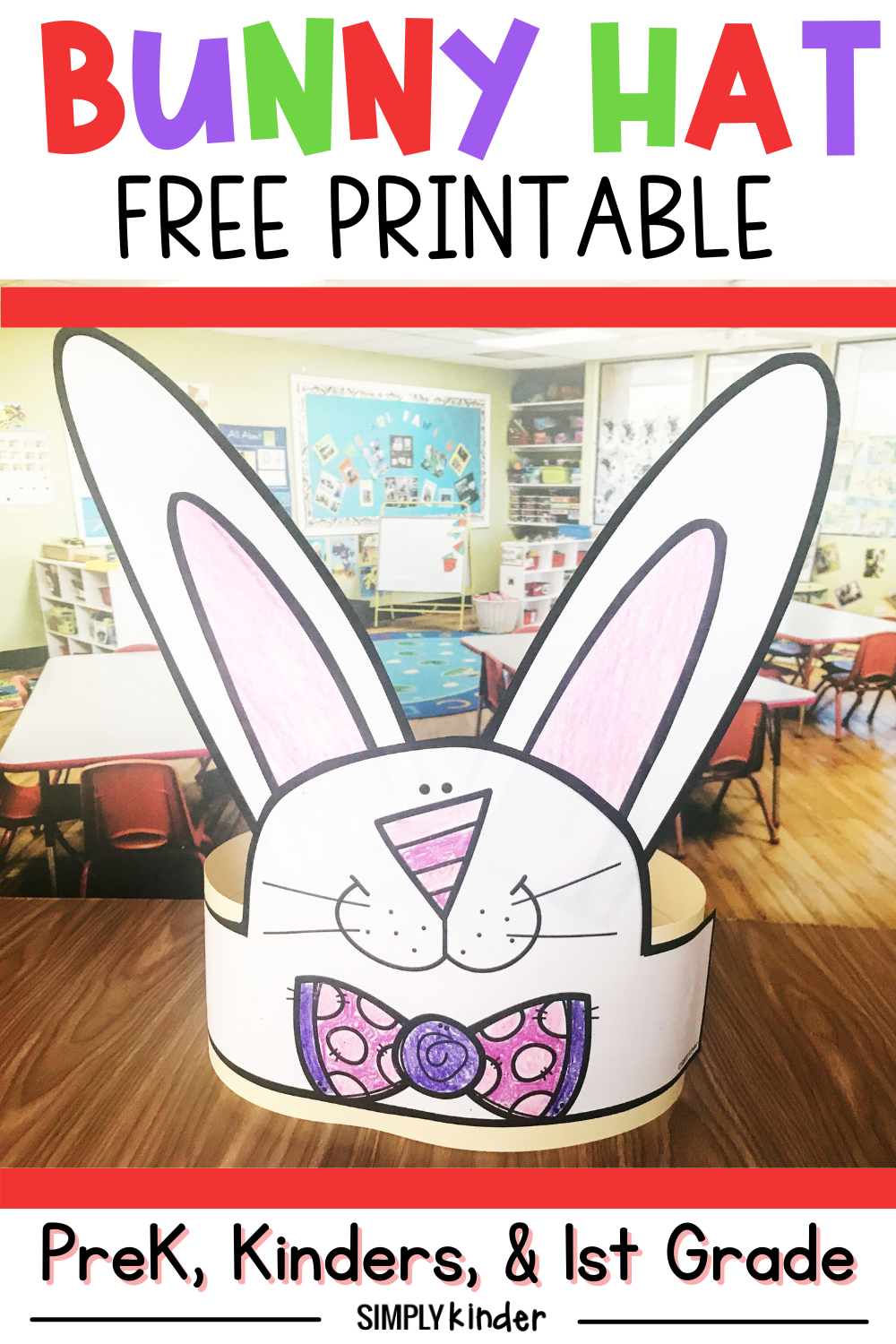 Printable Easter Bunny Hat Template Printables Template Free