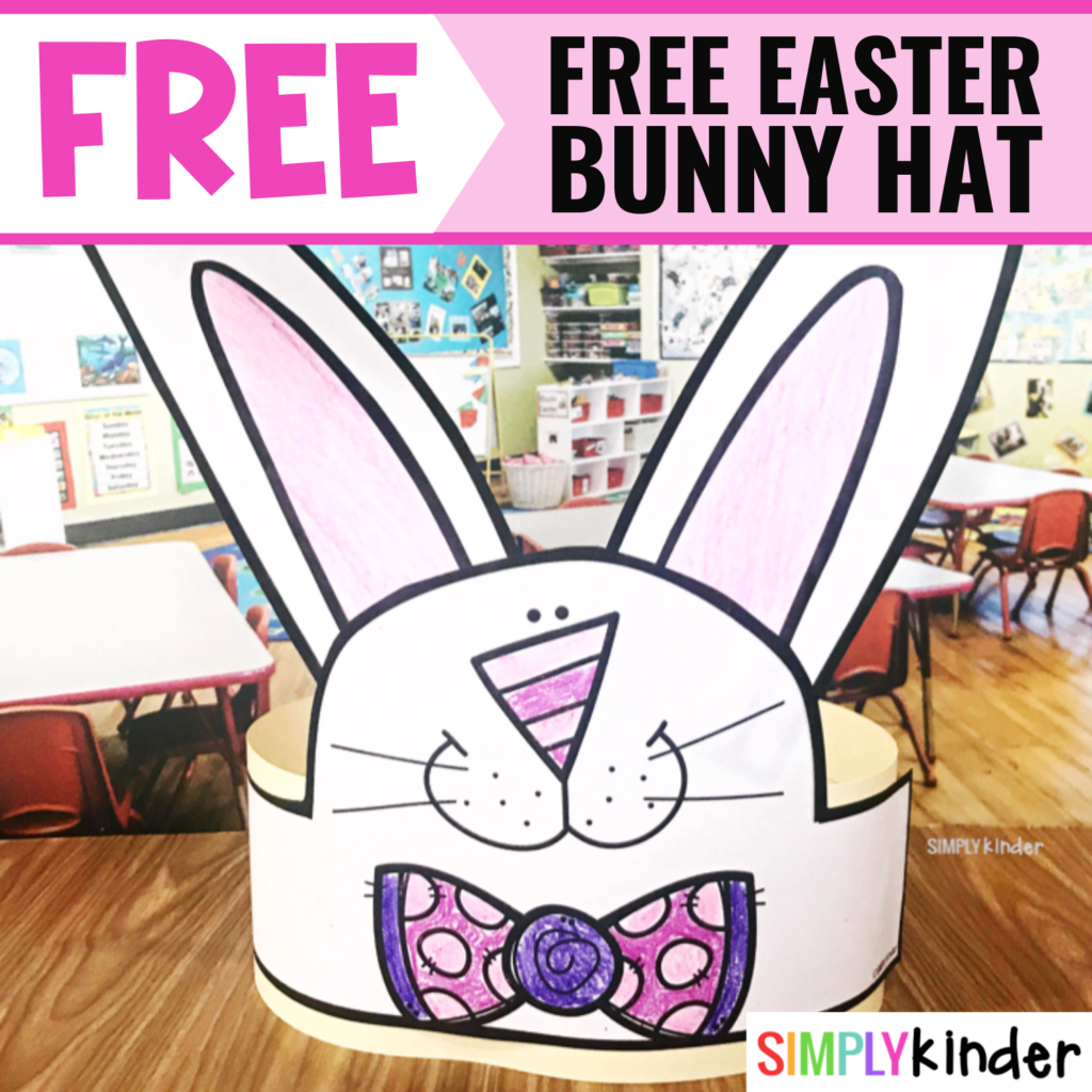 Free Easter Bunny Hat Simply Kinder