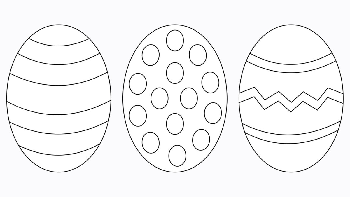 Free Printable Easter Egg Template