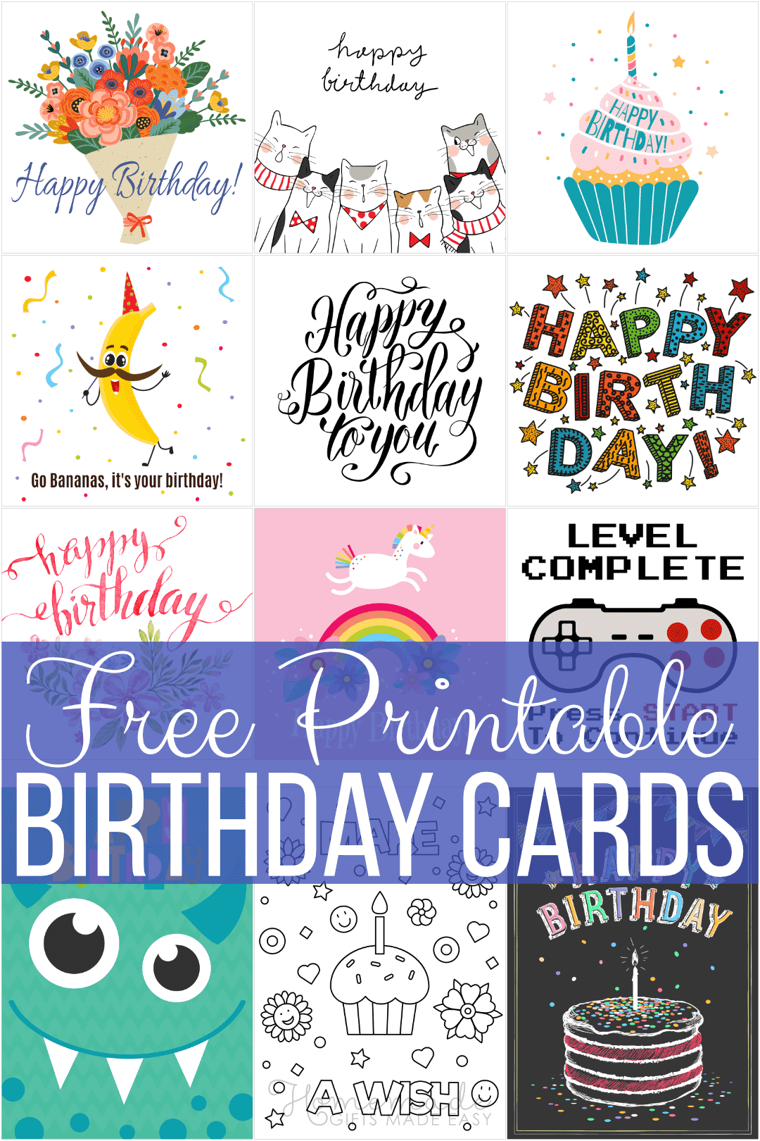 Birthday Card Templates Free Printable - Printables Template Free