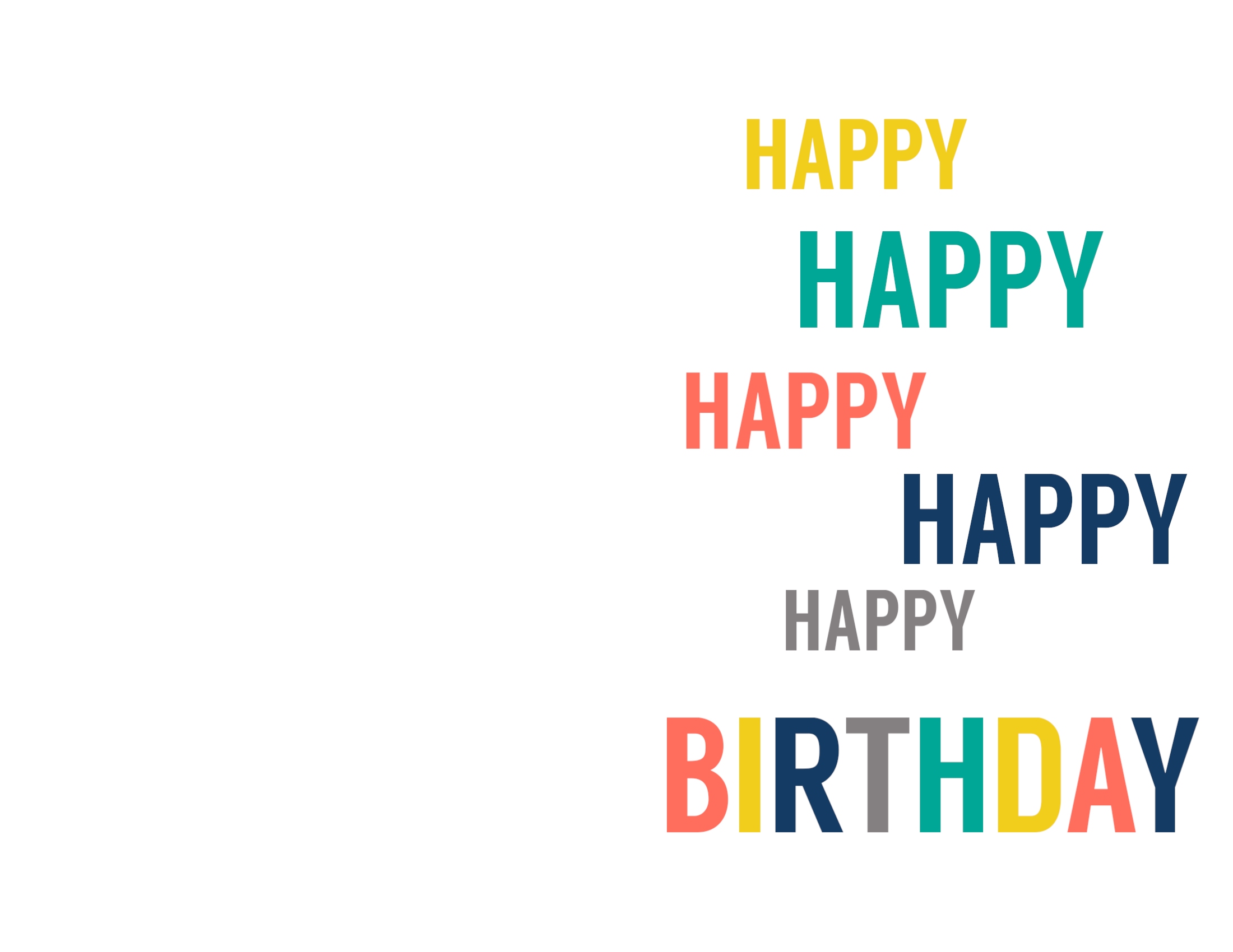 Birthday Card Template Free Printable