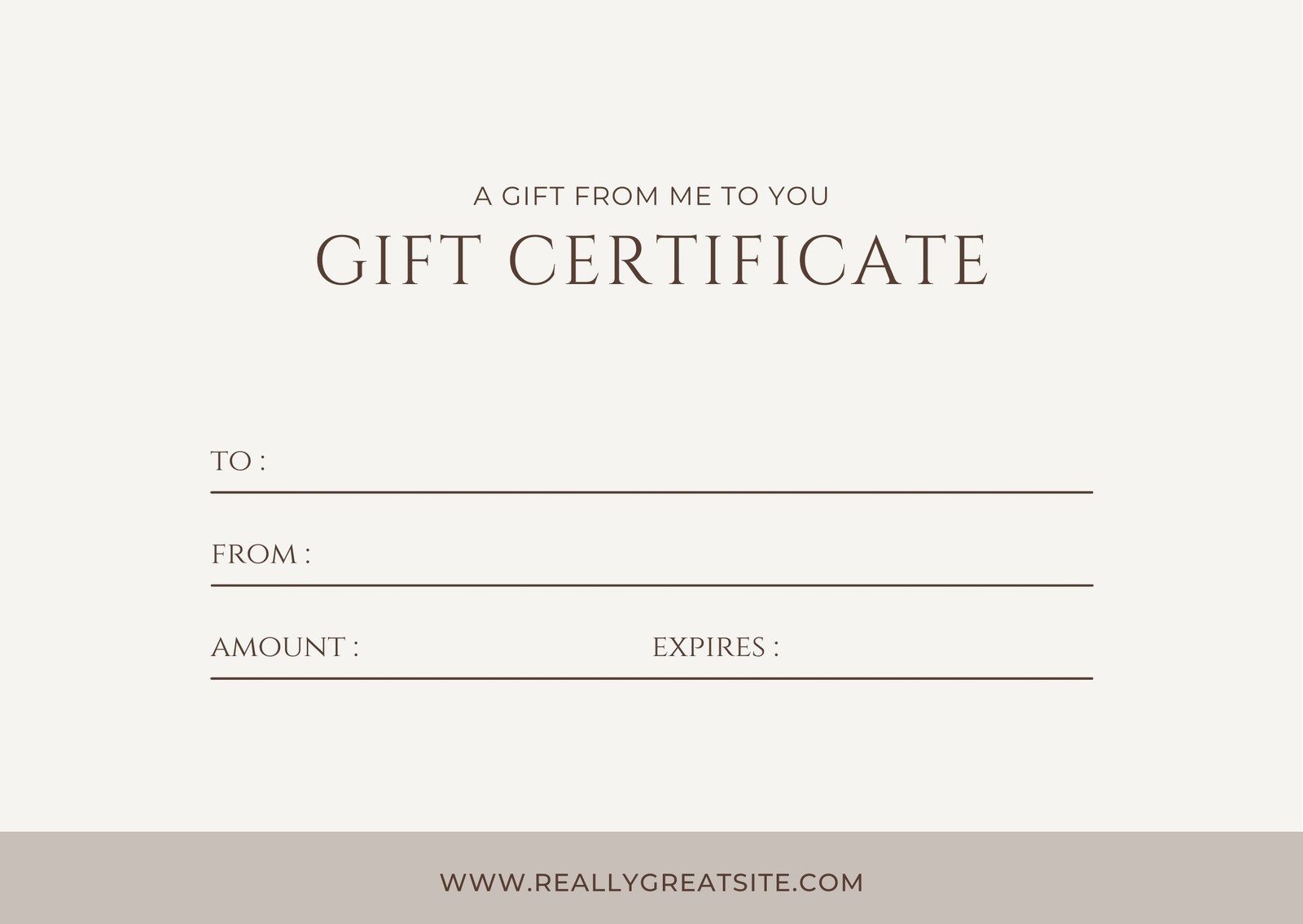 Free Gift Certificate Templates Printable Printables Template Free