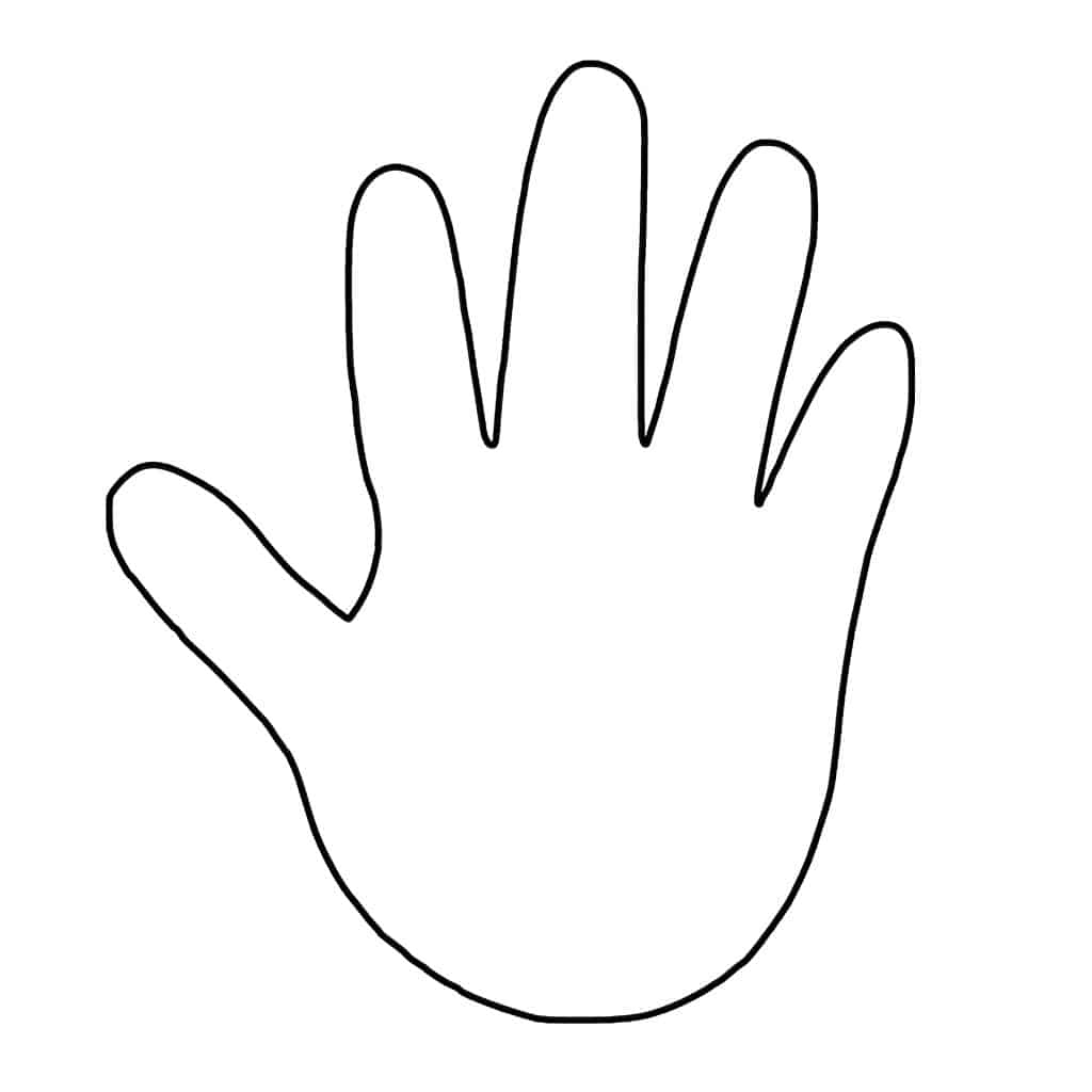Cut Out Hand Template Printable Printables Template Free Cut Out Hand Template Printable Printables Template Free