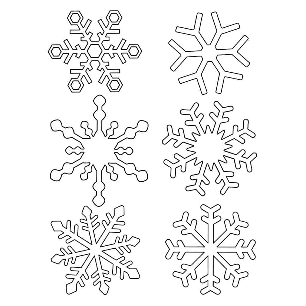 Free Printable Snowflake Template Pdf - Printables Template Free