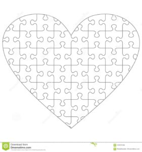 Heart Puzzle Template Stock Illustrations 5 731 Heart Puzzle Template Stock Illustrations Vectors Clipart Dreamstime