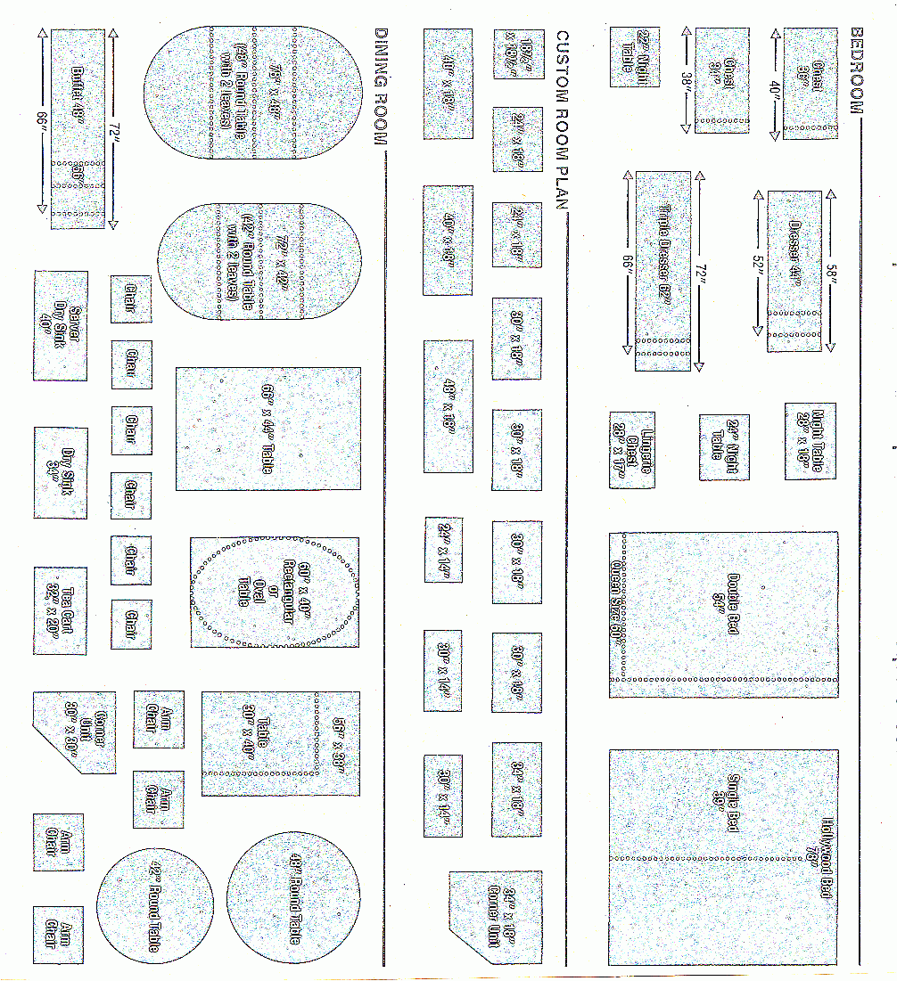 1 4 Inch Scale Kitchen Templates Printable Printables Template Free