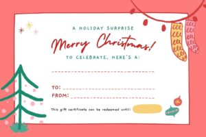 Page 2 Free Printable Gift Certificate Templates To Customize Canva