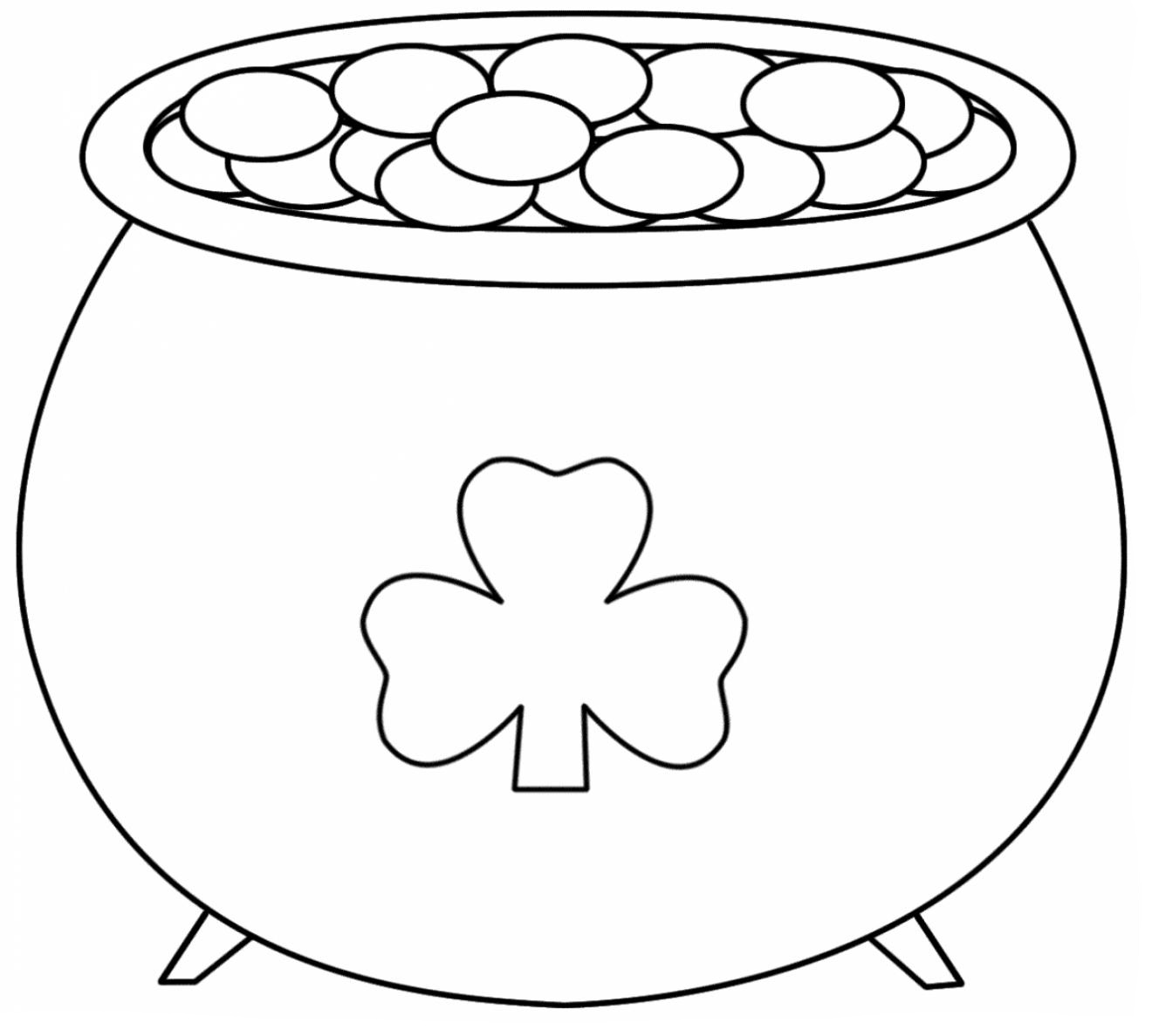 Pot Of Gold Printable Template