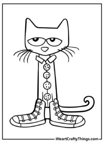 Printable Pete The Cat Coloring Pages Updated 2022