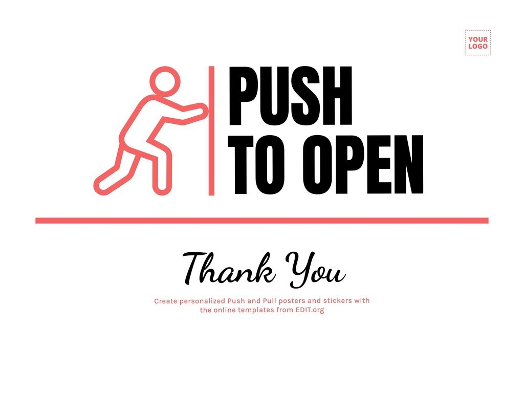 Push Pull Signs For Your Business Doors