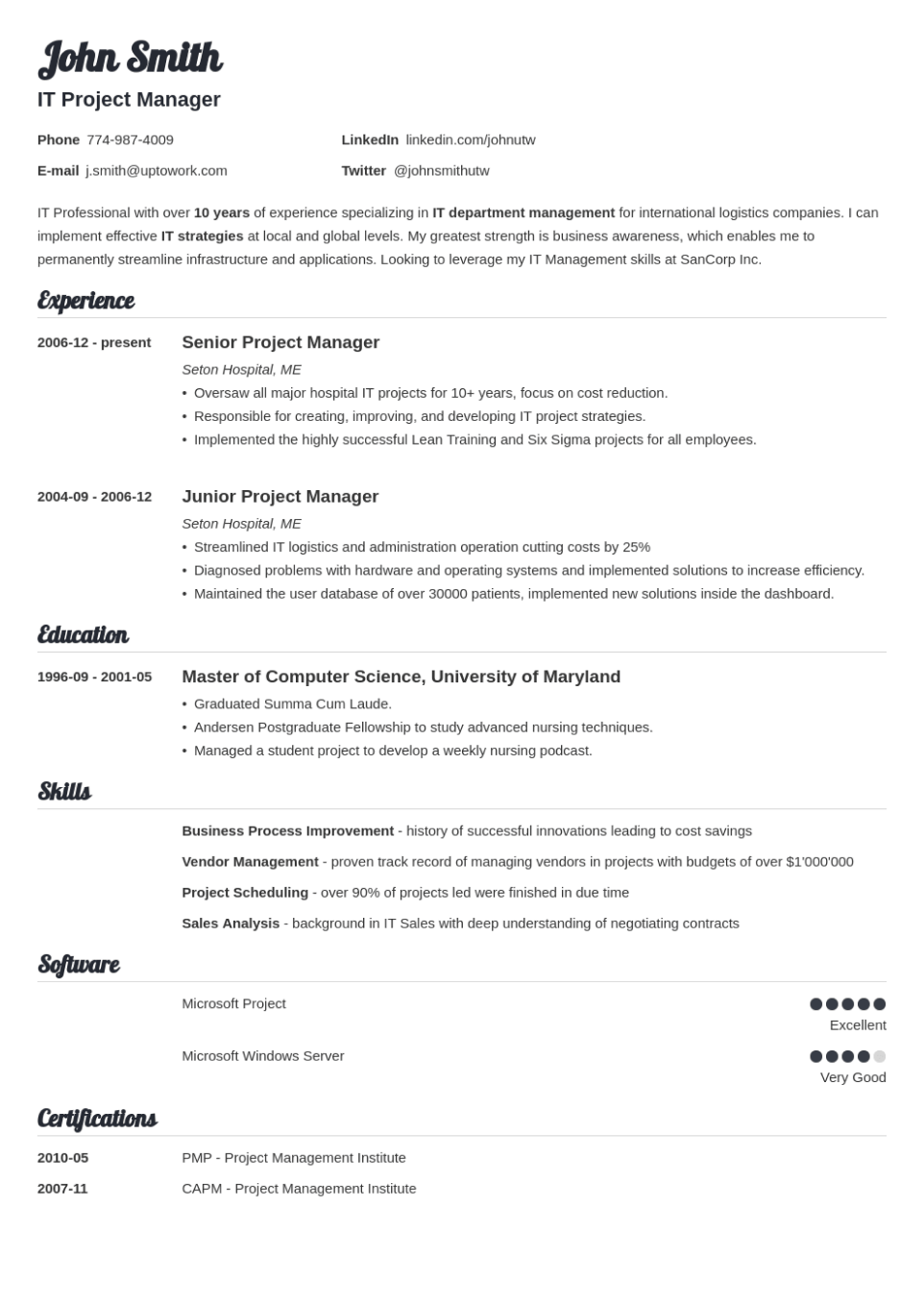 Resume Templates To Get Any Job In 2023 Free Downloads