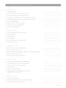 Wedding Timeline Template Fill Out Sign Online DocHub