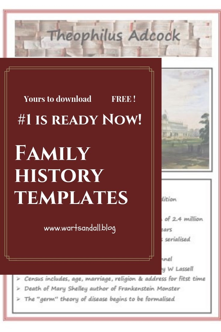 Writing Family History Templates Warts And All