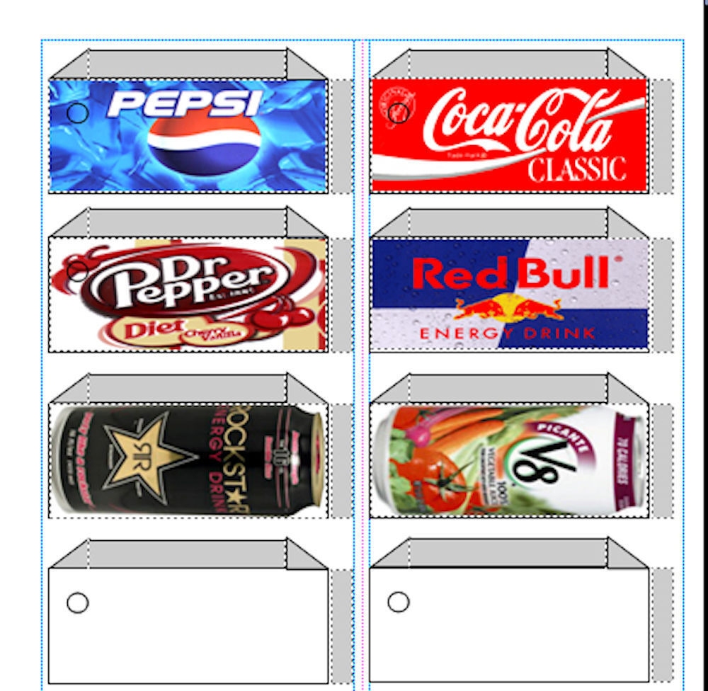 Free Printable Vending Machine Label Template