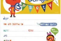 11 Free Printable Birthday Invitations