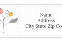 12 Places To Find Free Stylish Address Label Templates