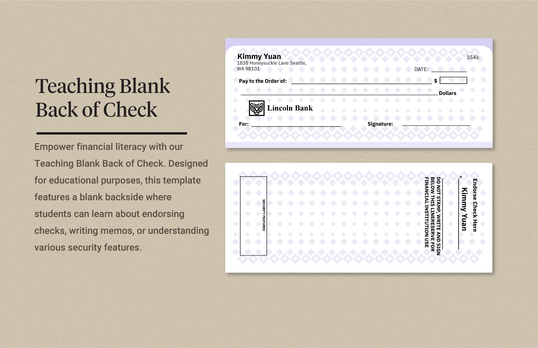 28 Blank Check Template DOC PSD PDF Vector Formats