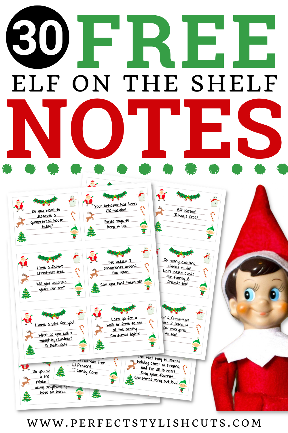 Template Free Elf On The Shelf Printables