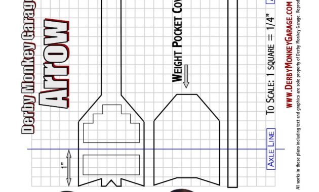 Printable Fast Pinewood Derby Car Templates - Printables Template Free