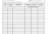 39 Printable Rental Ledger Templates Lease Ledger