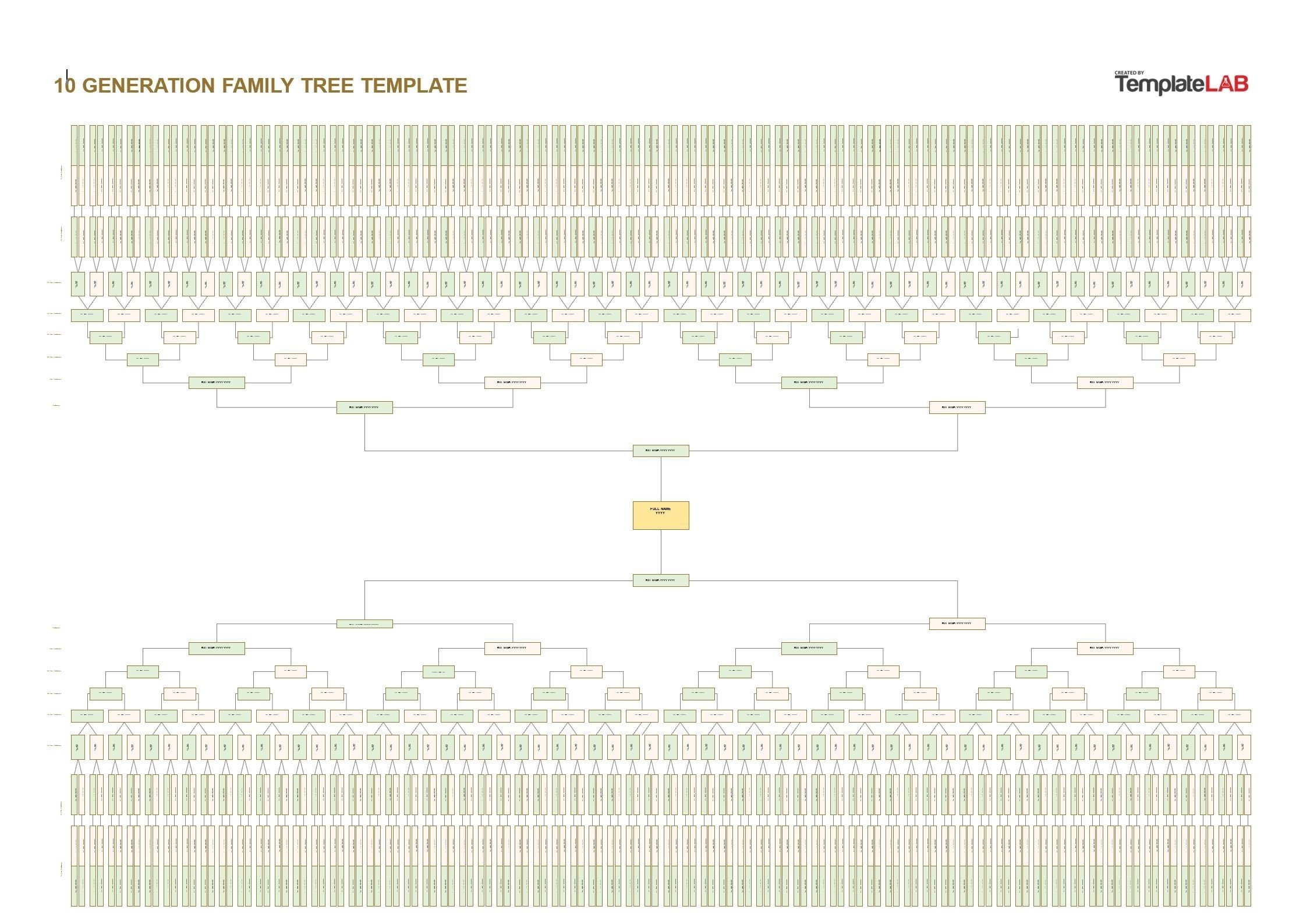 41 Free Family Tree Templates Word Excel PDF PowerPoint 