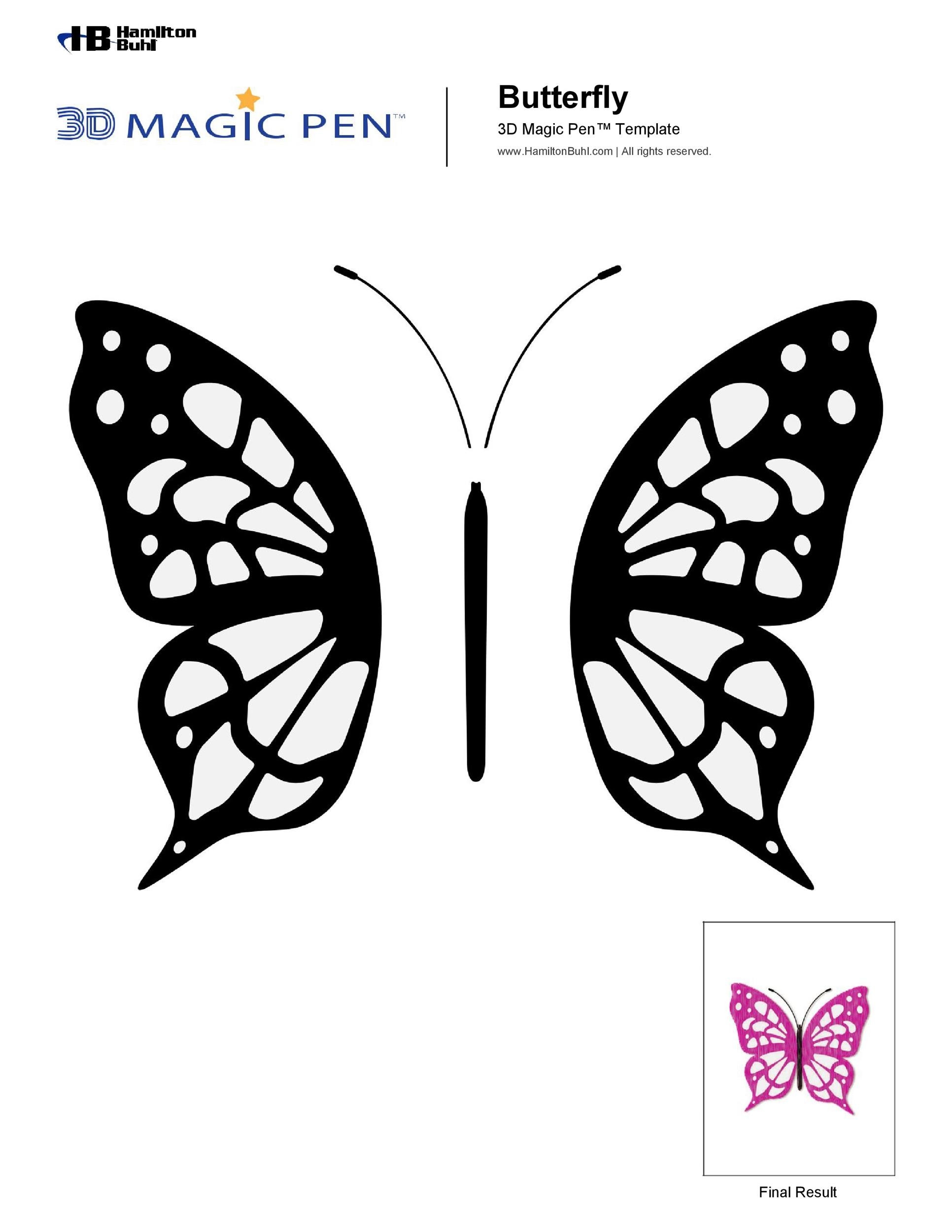 50 Printable Cut Out Butterfly Templates TemplateLab