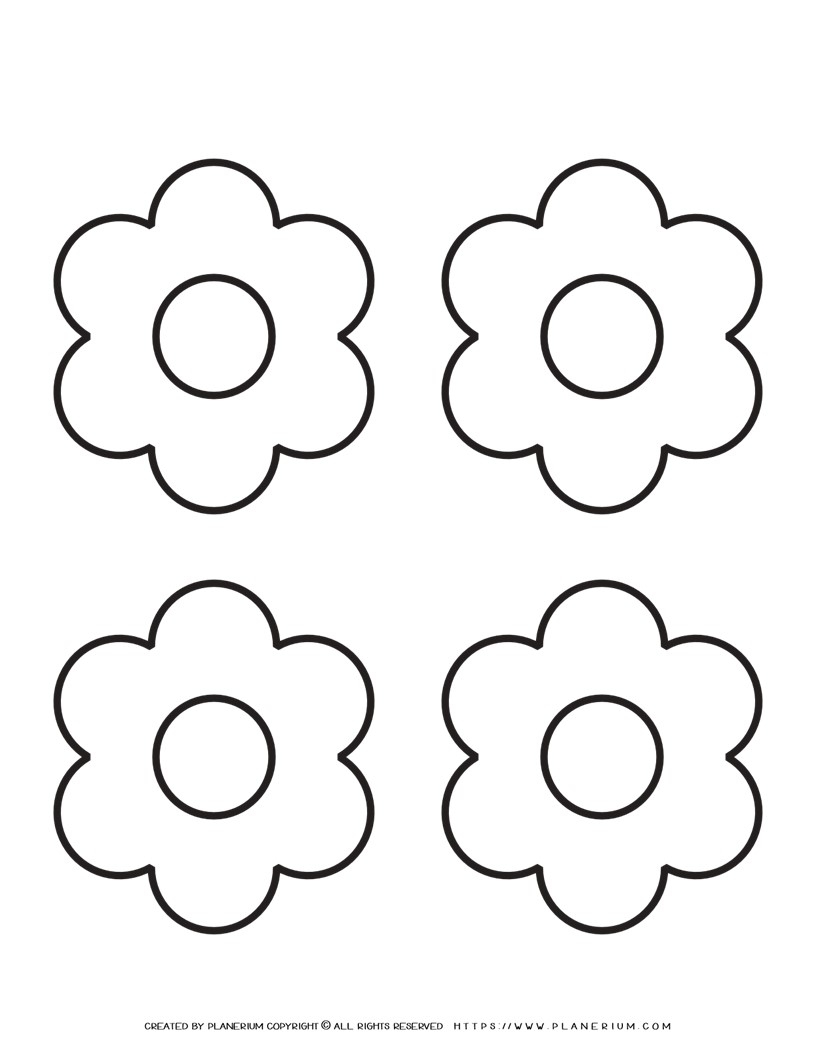 Cut Out Flower Template Printable