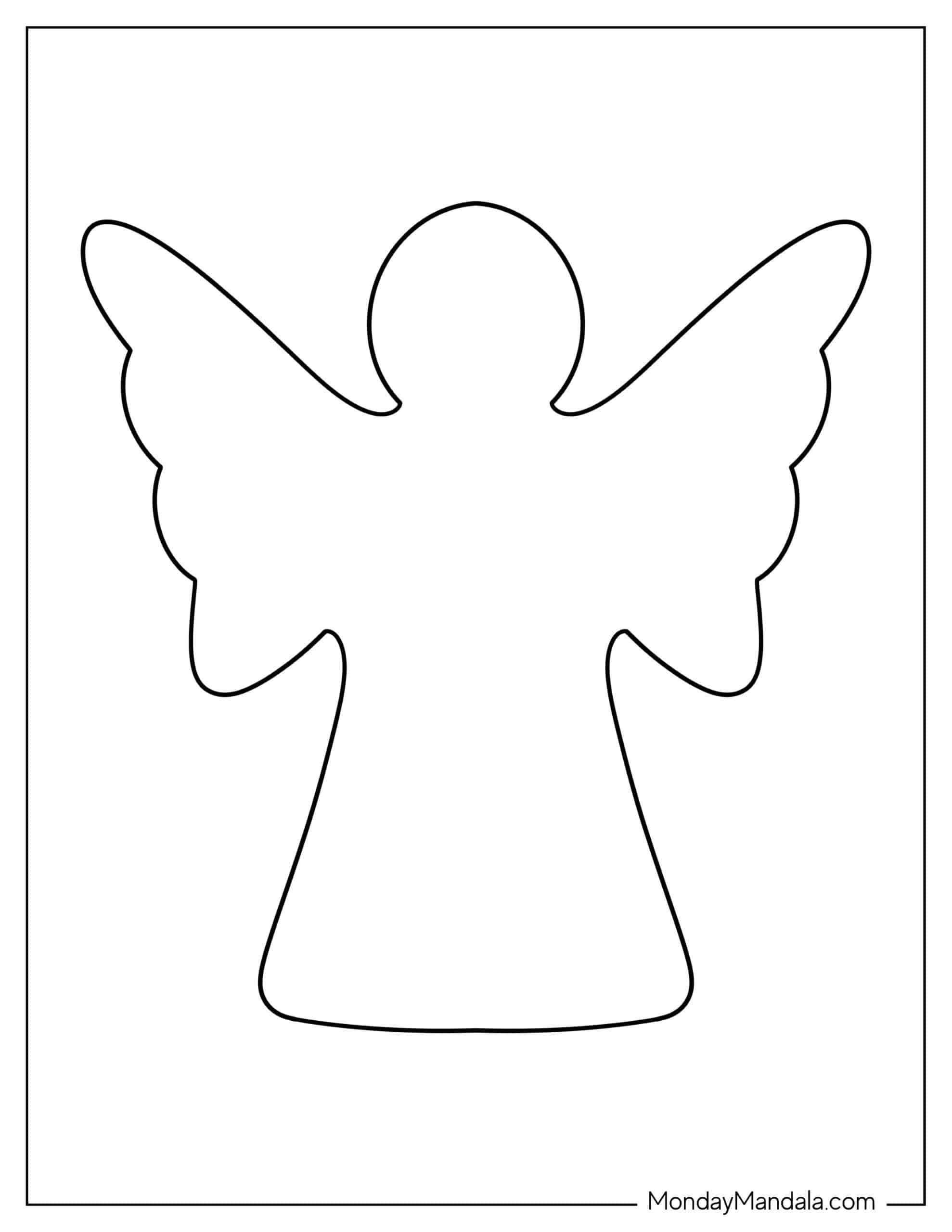 60 Angel Templates Free PDF Printables 